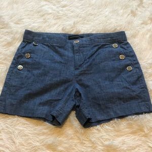 Banana Republic Mid-Waisted Linen Shorts